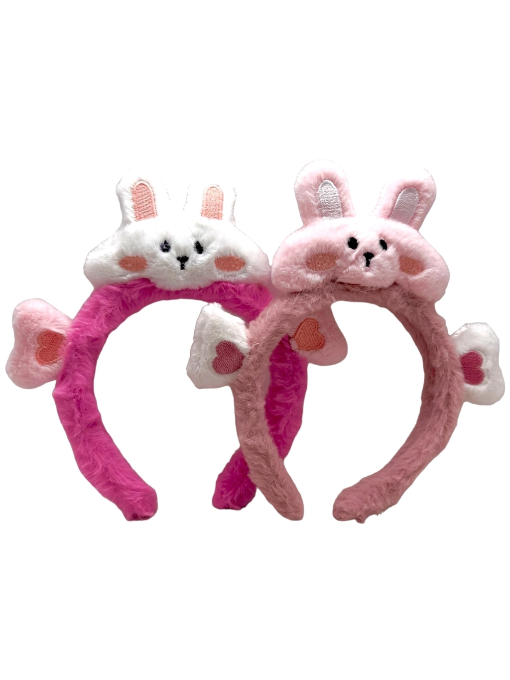 Vincha peluche conejito corazon